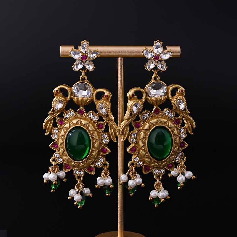 Peacock Elegance Earrings