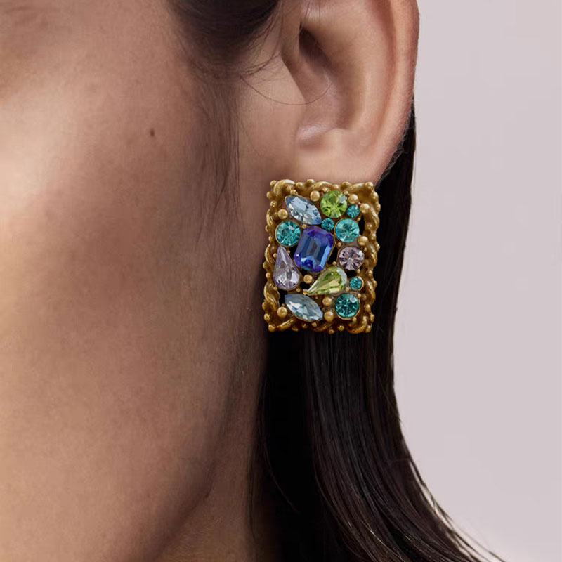 Five-Color Earrings
