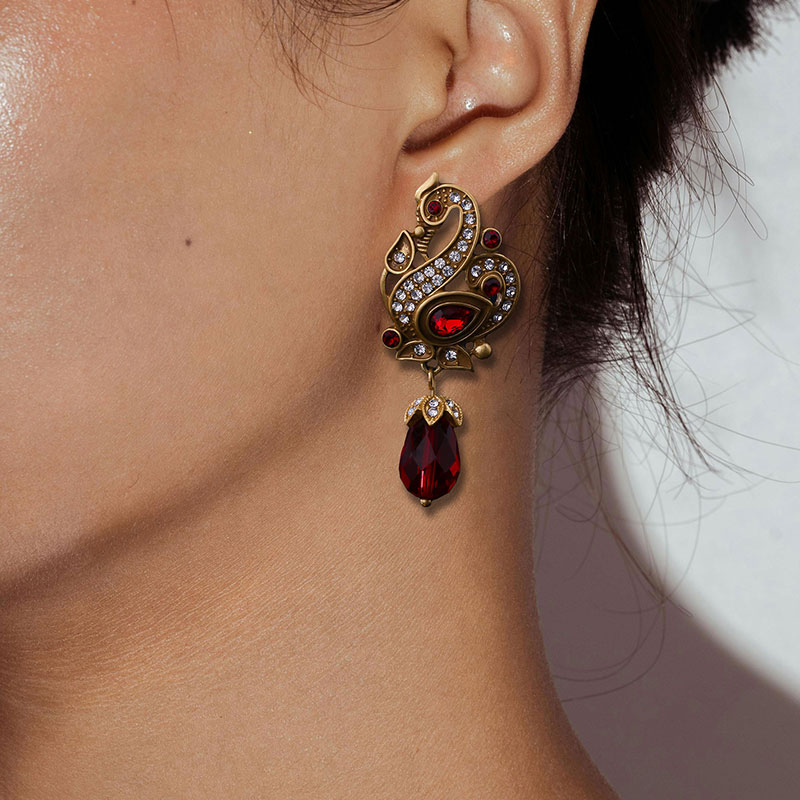 Elegant Swan Earrings