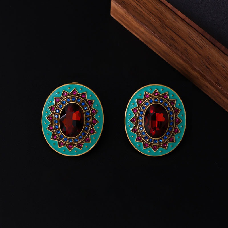 Enamel Radiance Earrings