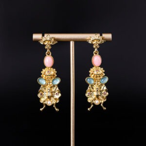 Golden Cicada Earrings