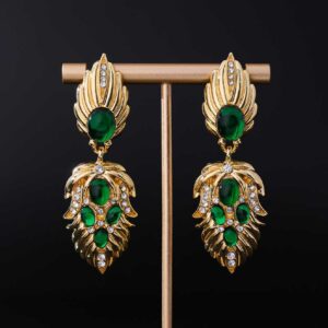 Peacock Feather Earrings