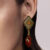 Orange Teardrop Earrings