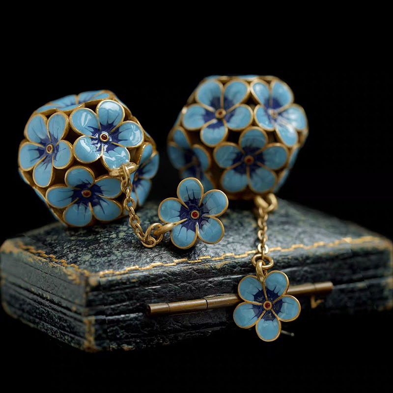 Blue Hydrangea Earrings
