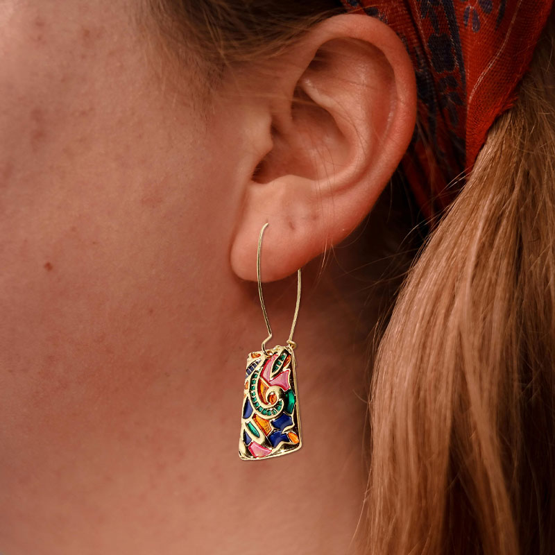 Oil Painting Earrings