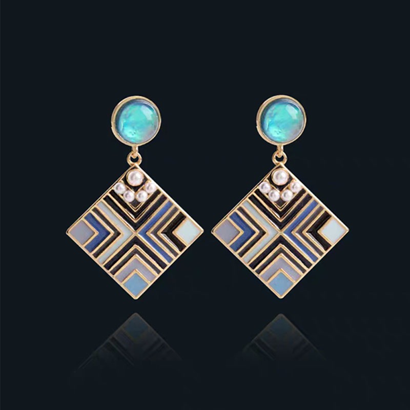 Tile Earrings