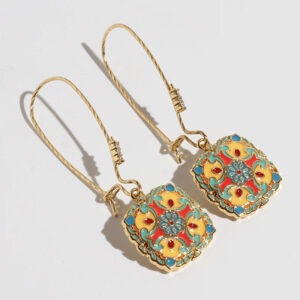 Ethnic Floral Earrings