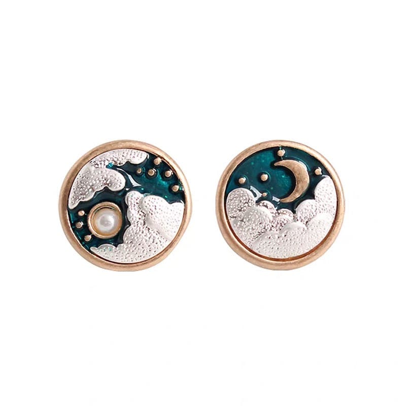 Sun and Moon Earrings