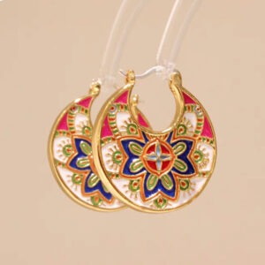 Colorful Tribal Earrings