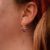 Knight Shield Earrings (Fuchsia)