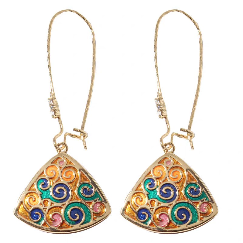 Spiral Hoop Earrings