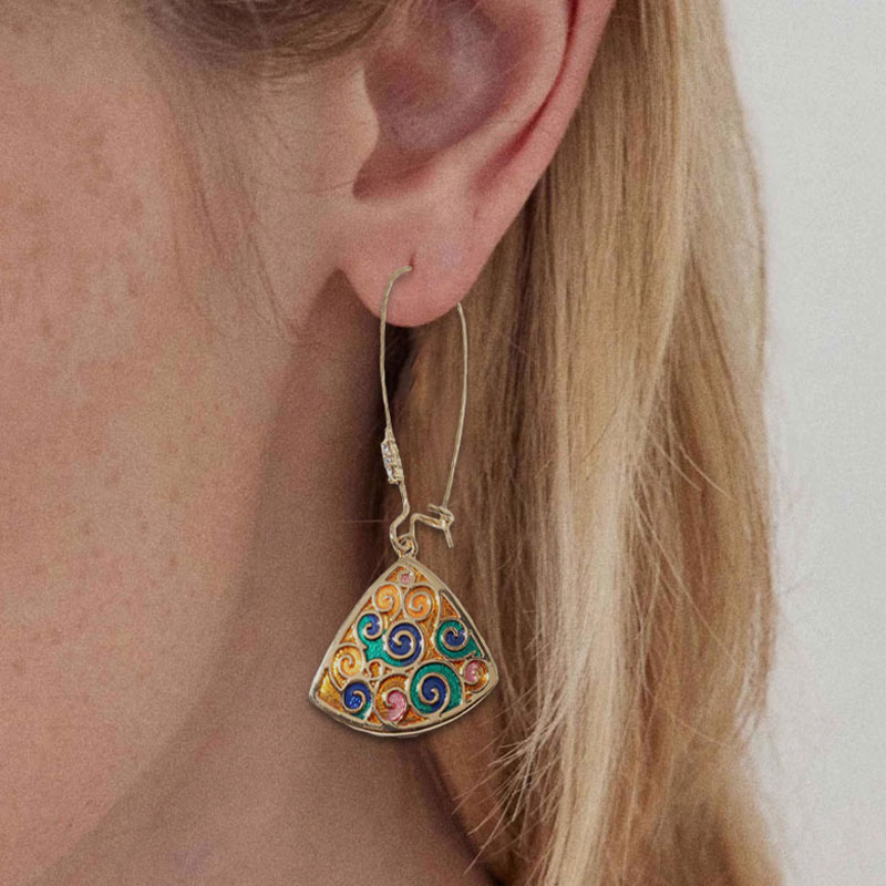 Spiral Hoop Earrings