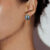 Cat Earrings (Blue)