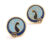 Cat Earrings (Blue)