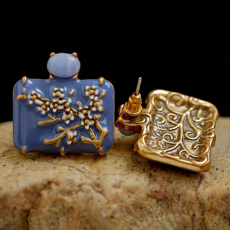 Plum Blossom Earrings