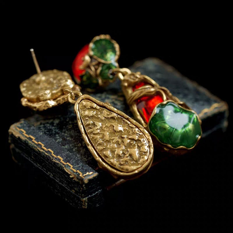 Lotus Leaf Earrings