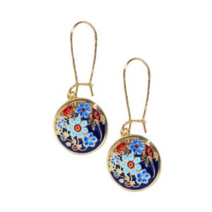 Tiny Flower World Earrings