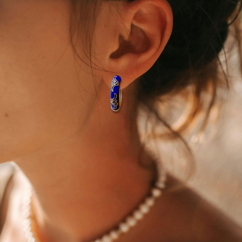 Classic Blue Earrings