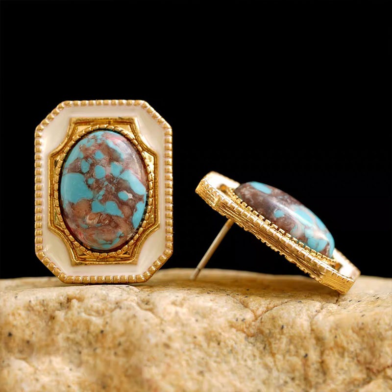 Natural Turquoise Earrings