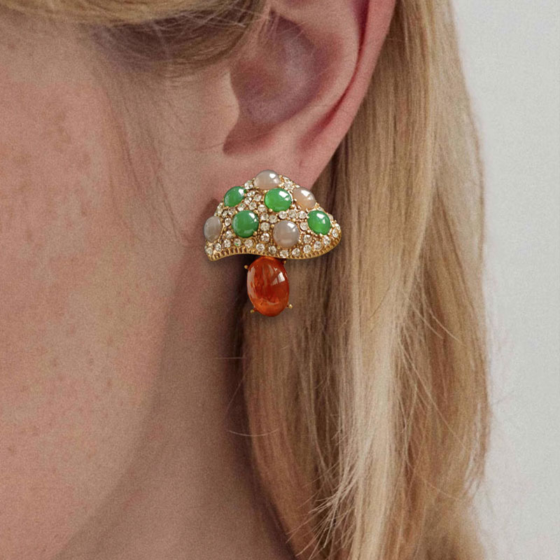 Mushroom Earrings