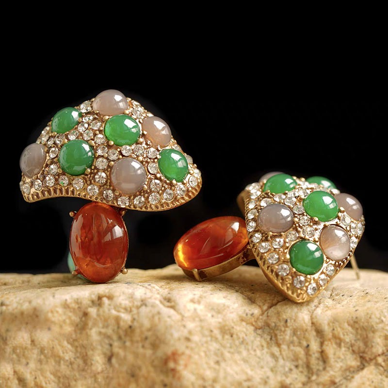 Mushroom Earrings