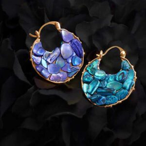 Azure Shell Earrings