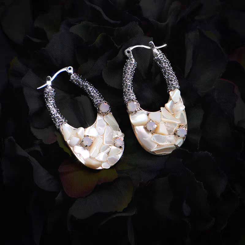 Moonlit Waves Earrings
