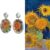 Pearl Drift Earrings (Sunflowers)