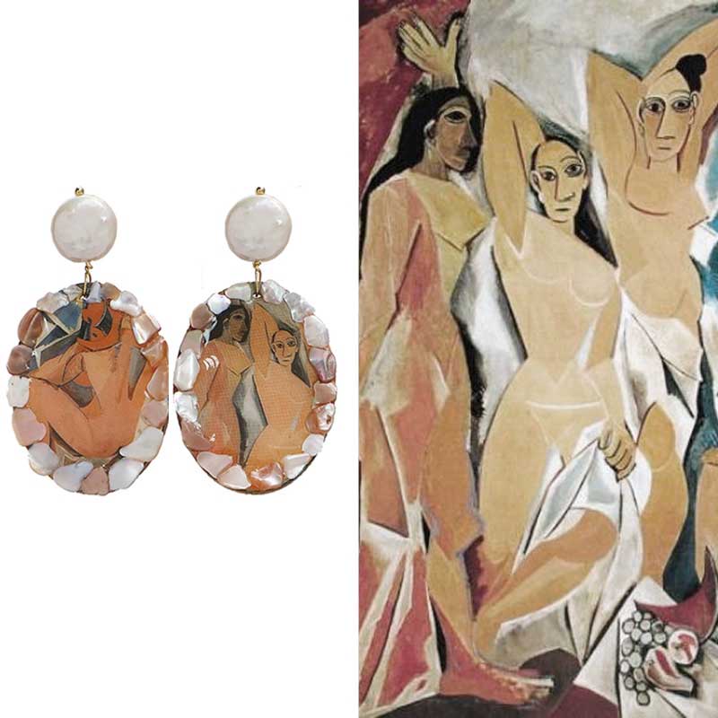 Pearl Drift Earrings (Les Demoiselles d’Avignon)