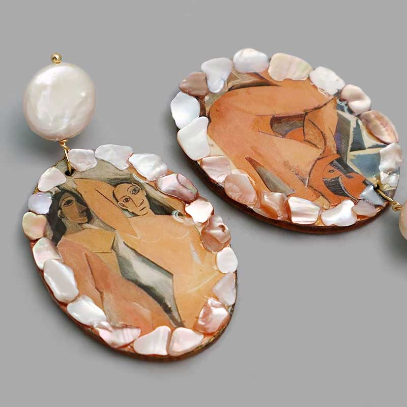 Pearl Drift Earrings (Les Demoiselles d’Avignon)