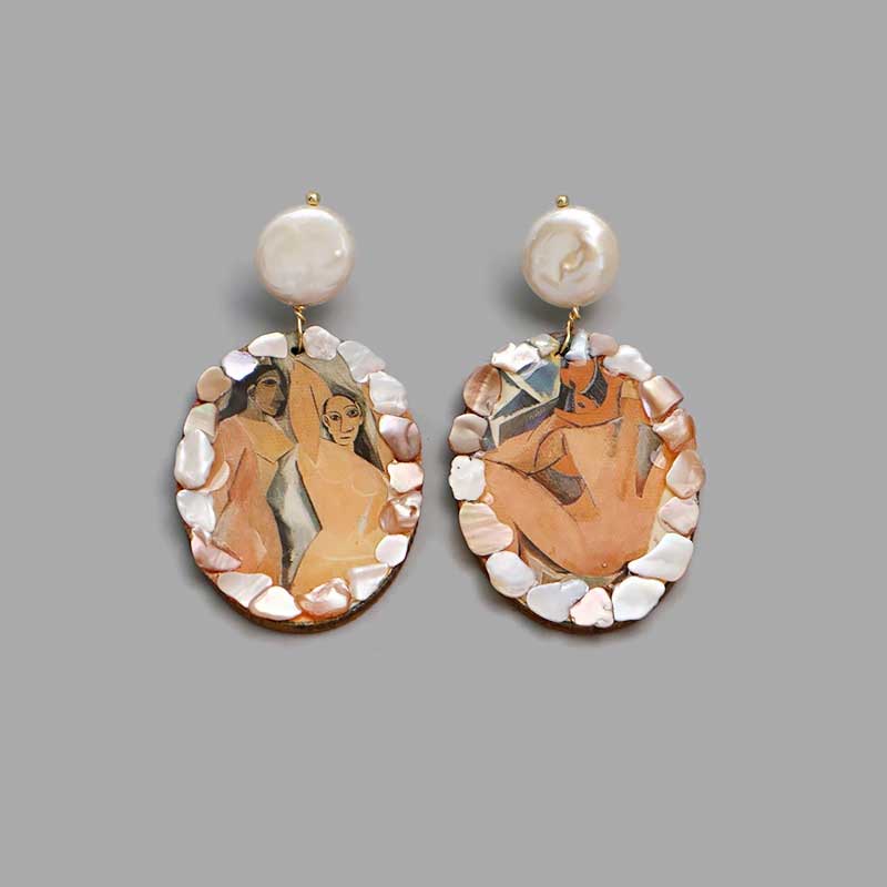 Pearl Drift Earrings (Les Demoiselles d’Avignon)