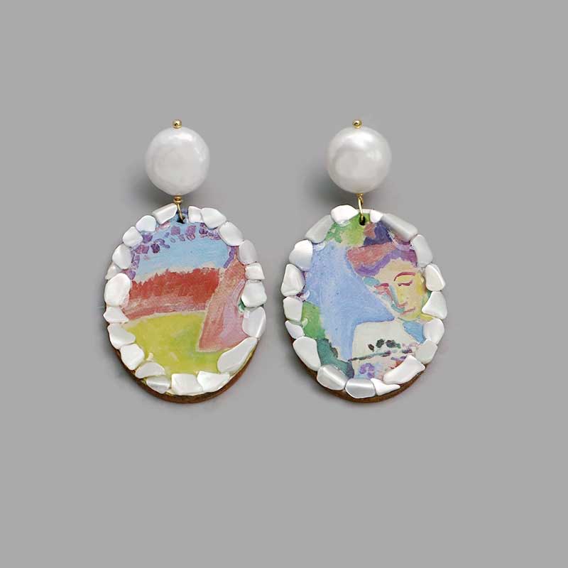 Pearl Drift Earrings (Flower Branches)
