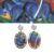 Pearl Drift Earrings (Blue Horse)