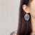 Pearl Drift Earrings (Blue Horse)