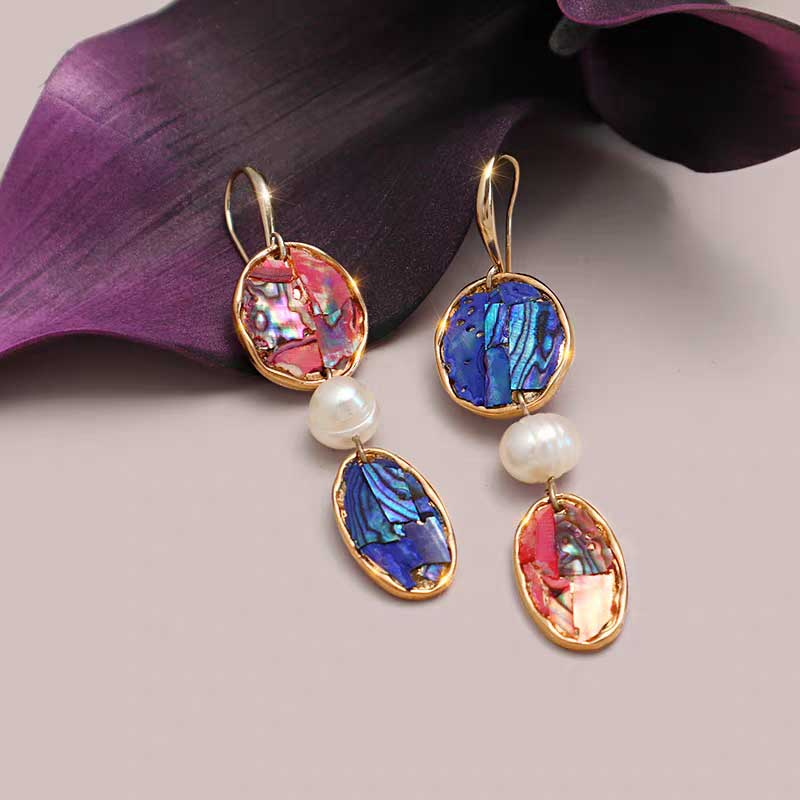 Blue Flame Earrings