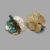 Sunlit Blue Shell Earrings