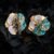 Sunlit Blue Shell Earrings