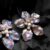 Coral Flower Earrings (White)