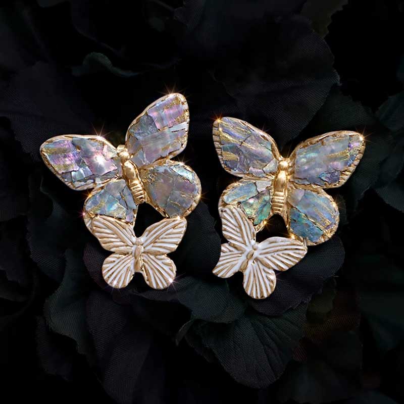 Butterfly Shell Earrings