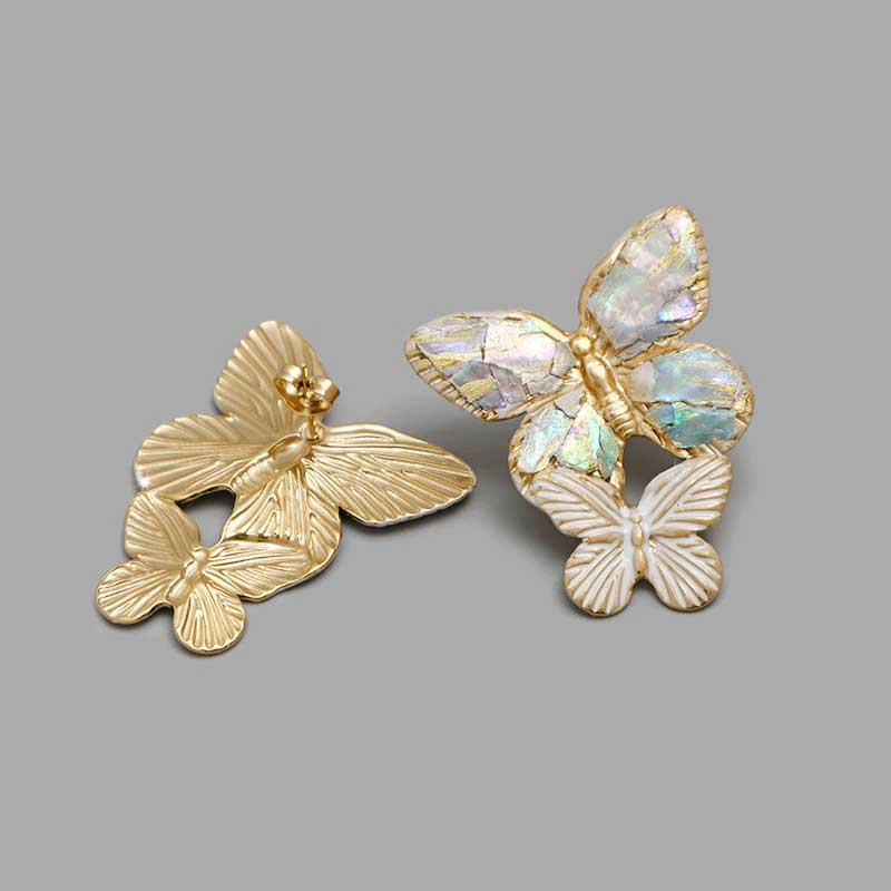 Butterfly Shell Earrings