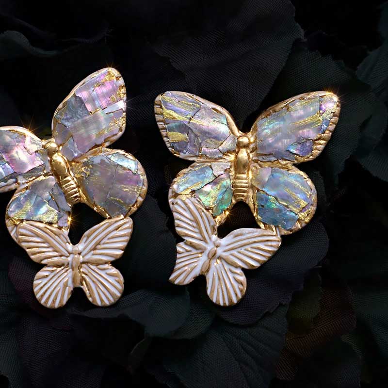 Butterfly Shell Earrings