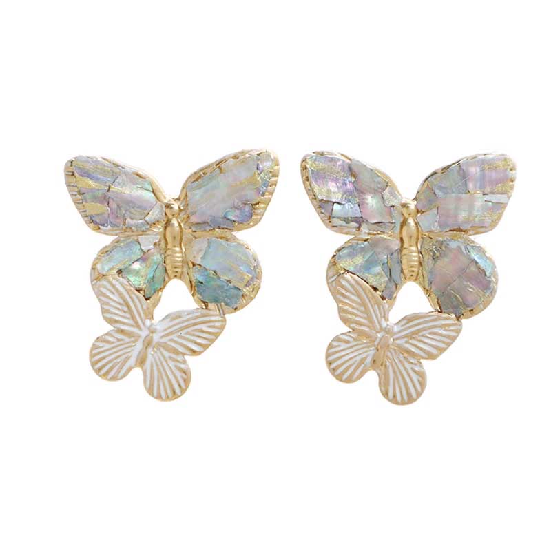 Butterfly Shell Earrings