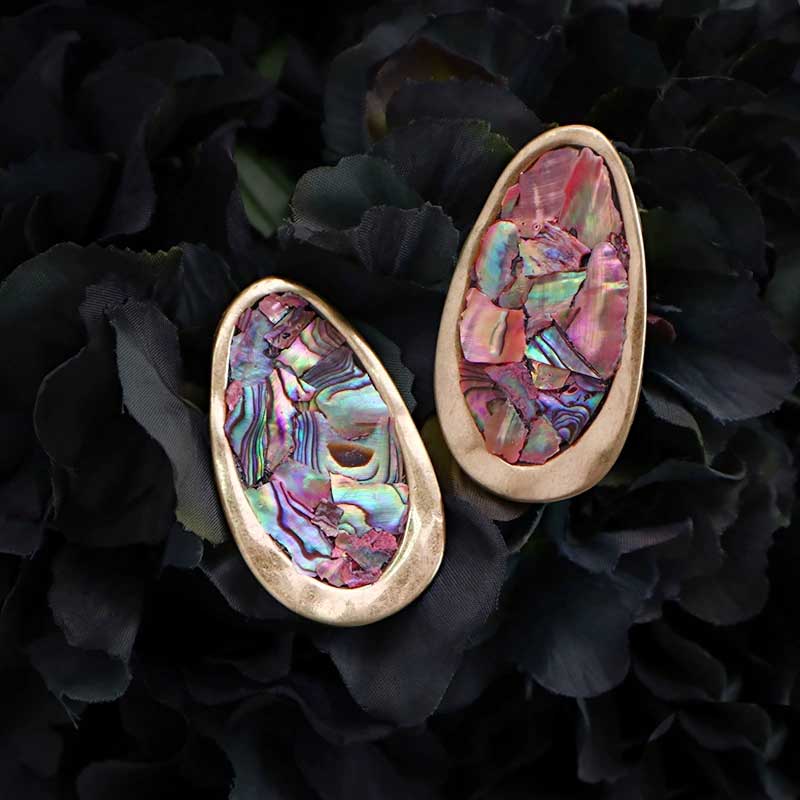 Colorful shell earrings