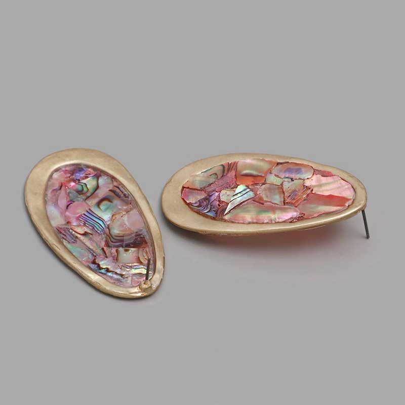 Colorful shell earrings