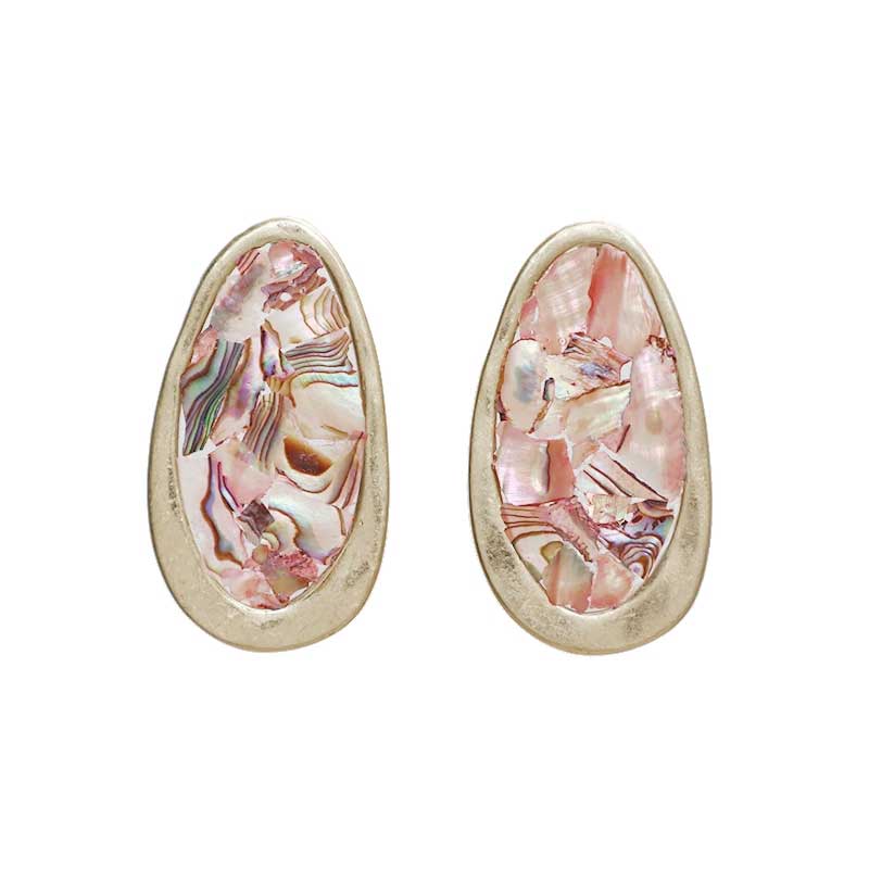 Colorful shell earrings