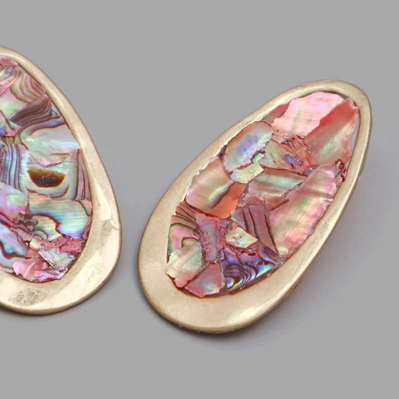 Colorful shell earrings