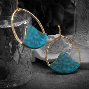 Blue Reflection Earrings