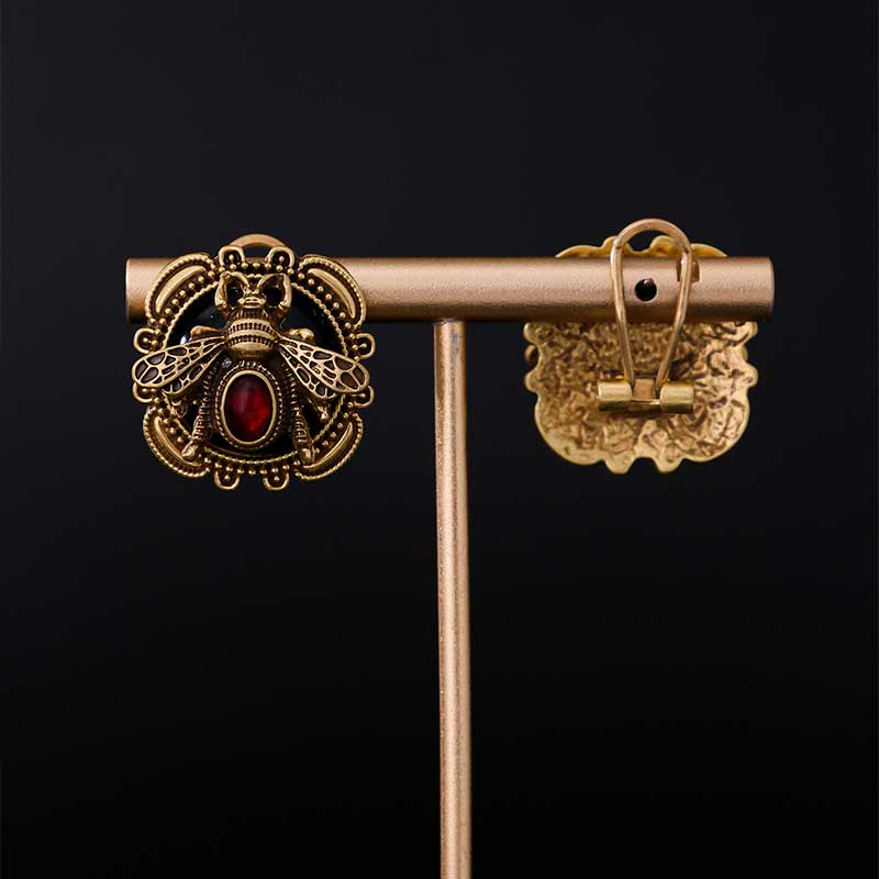 Vintage Bee Earrings