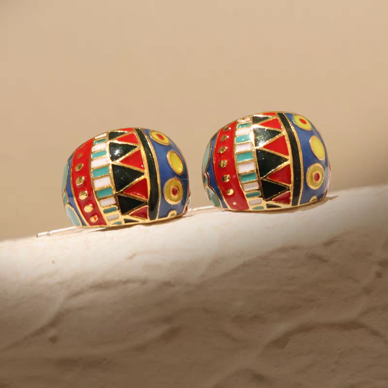 Painted Pearl Earrings Painted Pearl Earrings