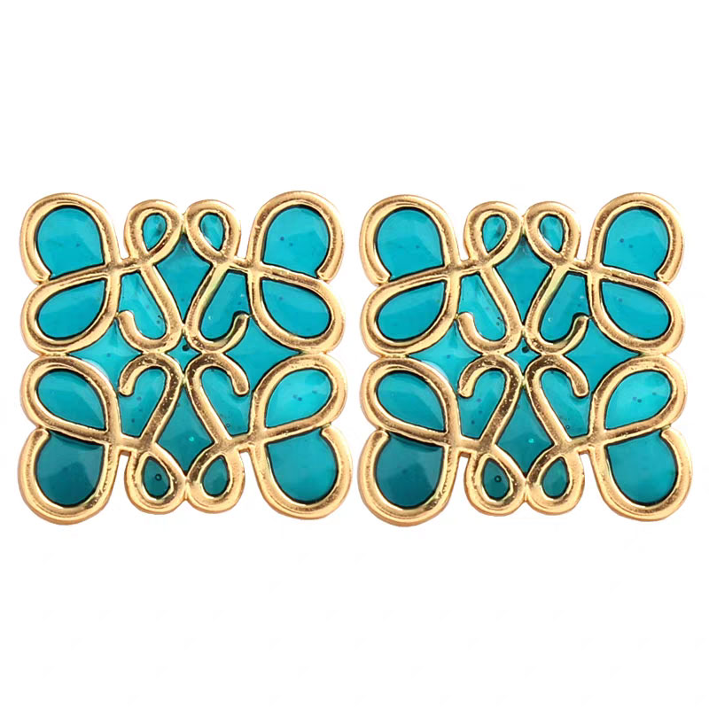 Azure Weave Studs